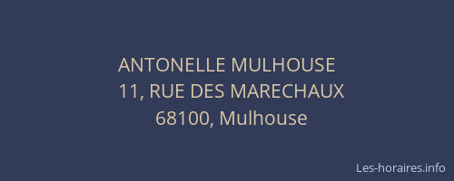 ANTONELLE MULHOUSE