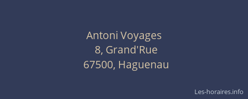 Antoni Voyages