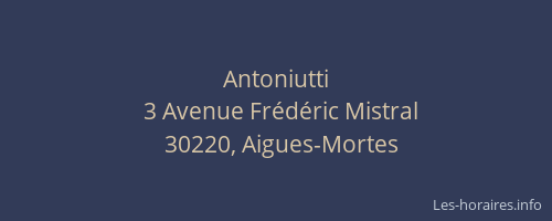 Antoniutti