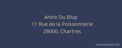 Antre Du Blup