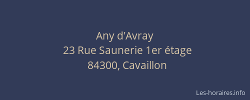 Any d'Avray