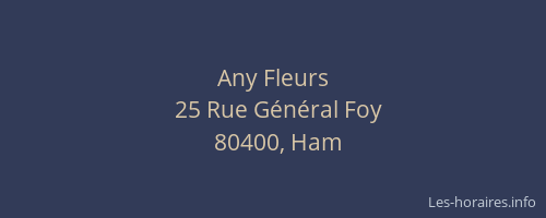 Any Fleurs