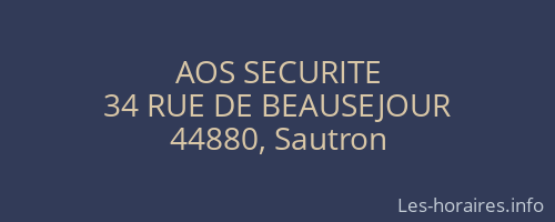 AOS SECURITE