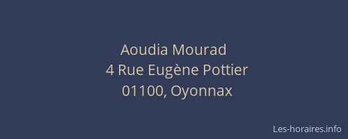 Aoudia Mourad