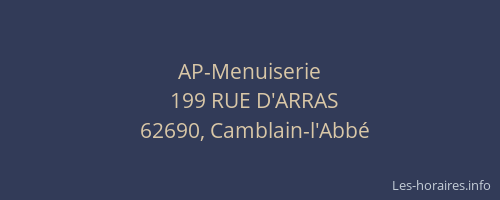 AP-Menuiserie