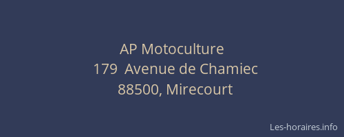 AP Motoculture