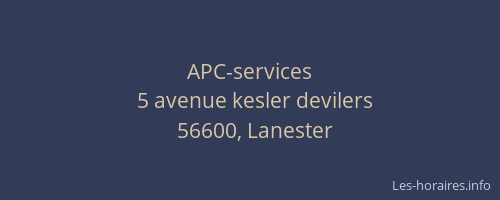 APC-services