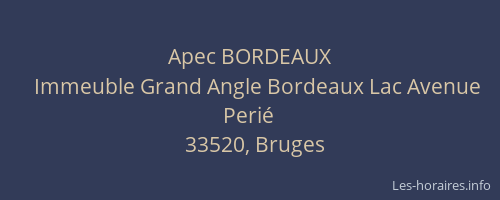 Apec BORDEAUX