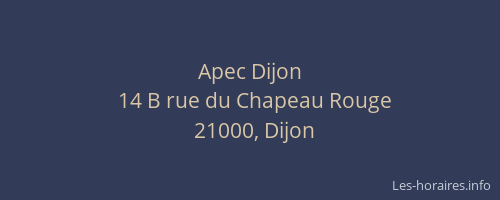 Apec Dijon