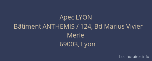 Apec LYON