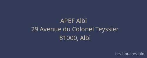 APEF Albi