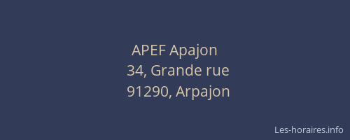 APEF Apajon