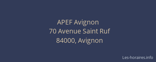 APEF Avignon