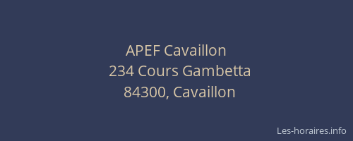 APEF Cavaillon