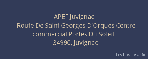 APEF Juvignac