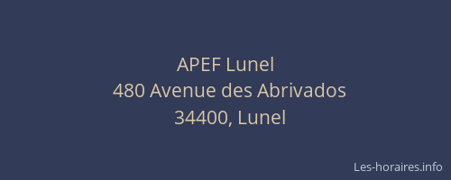 APEF Lunel