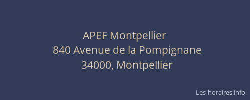 APEF Montpellier