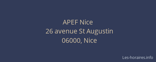 APEF Nice
