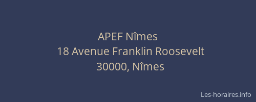 APEF Nîmes