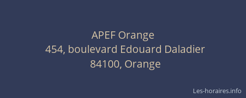 APEF Orange