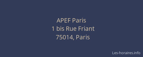 APEF Paris