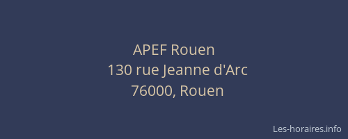 APEF Rouen