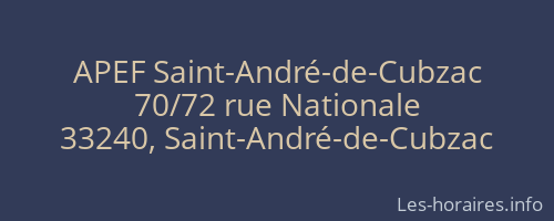 APEF Saint-André-de-Cubzac