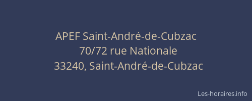 APEF Saint-Andr&eacute;-de-Cubzac