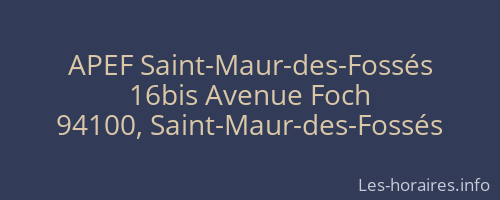 APEF Saint-Maur-des-Fossés