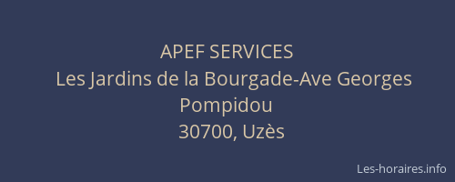 APEF SERVICES