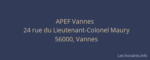 APEF Vannes