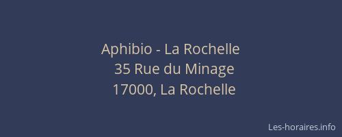Aphibio - La Rochelle