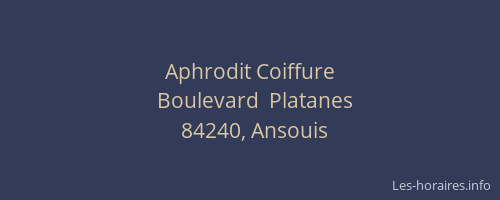 Aphrodit Coiffure
