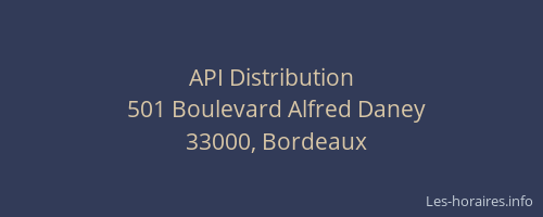 API Distribution