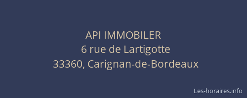 API IMMOBILER