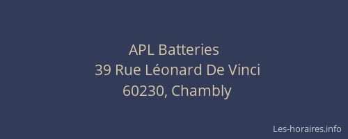 APL Batteries