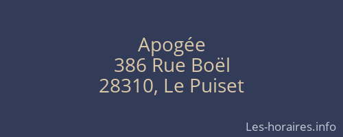 Apogée