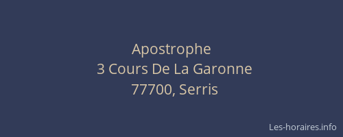 Apostrophe