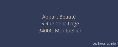 Appart Beauté