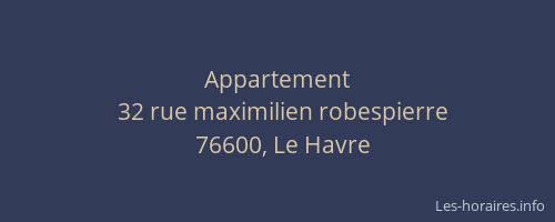 Appartement