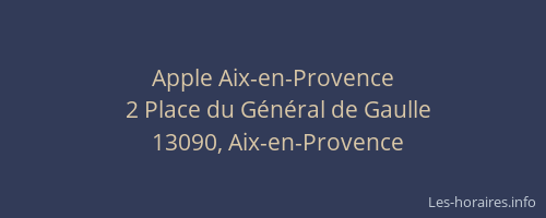 Apple Aix-en-Provence