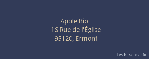 Apple Bio