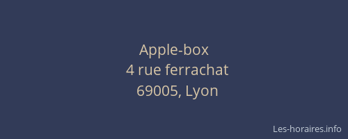 Apple-box