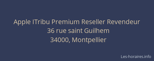 Apple ITribu Premium Reseller Revendeur