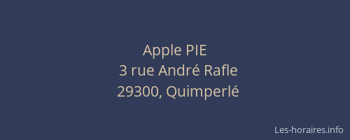 Apple PIE