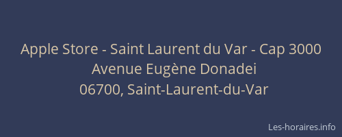 Apple Store - Saint Laurent du Var - Cap 3000