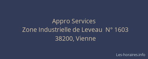 Appro Services