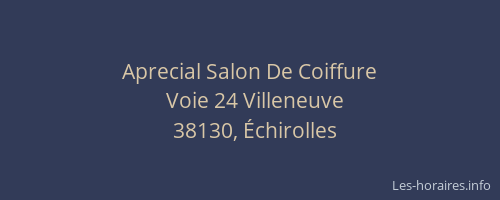 Aprecial Salon De Coiffure