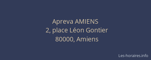 Apreva AMIENS