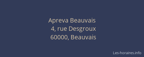 Apreva Beauvais